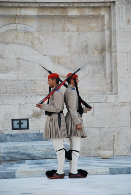 Grecia, Atene – guardie, agosto 2009