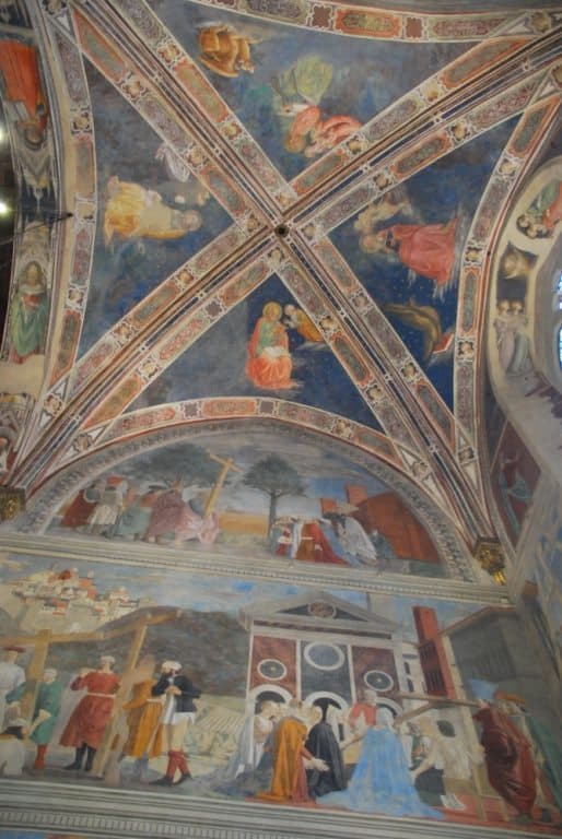 Italy, Arezzo – painting of Francesca 3, Nov.2014