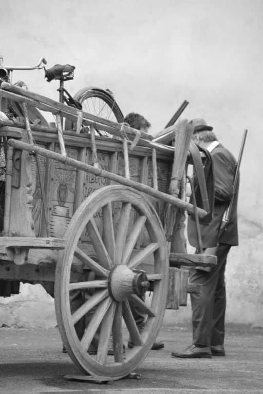 Italy, Bettolle – cart, June, 2014