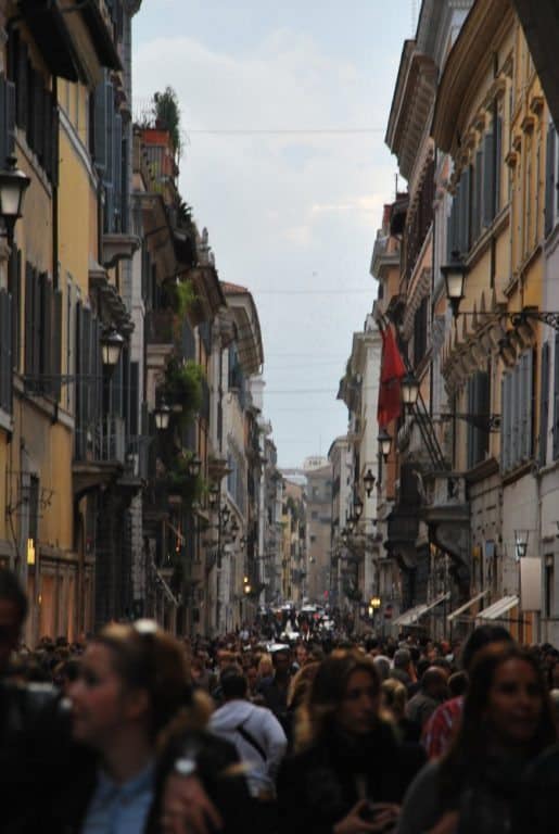 Italy, Rome – Via Condotti, Nov.2013
