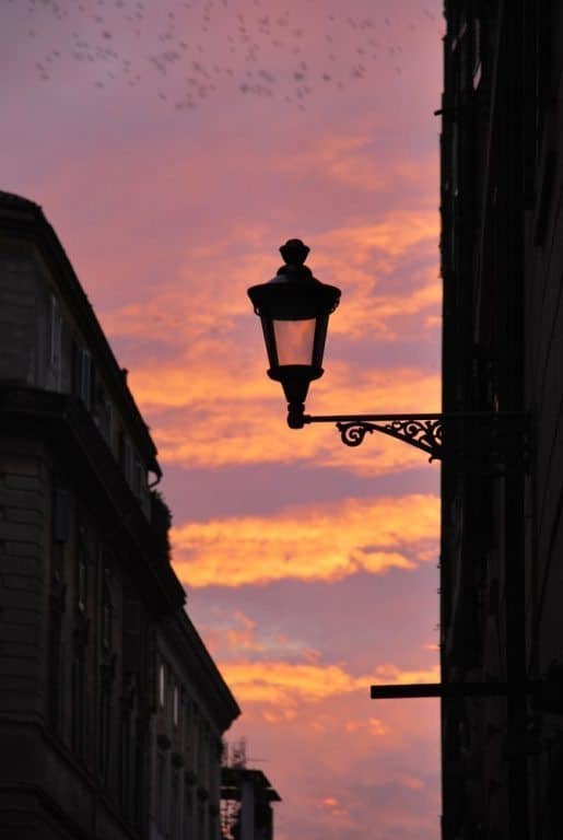Italy, Rome – evening glow, Nov.2013