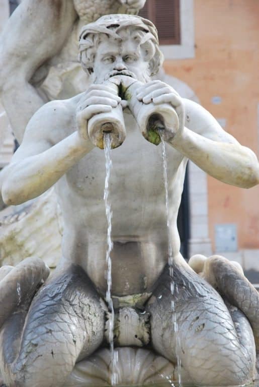 Italy, Rome – merman, Nov.2013