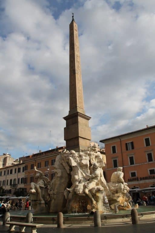 Italy, Rome – obelisk, Nov.2013
