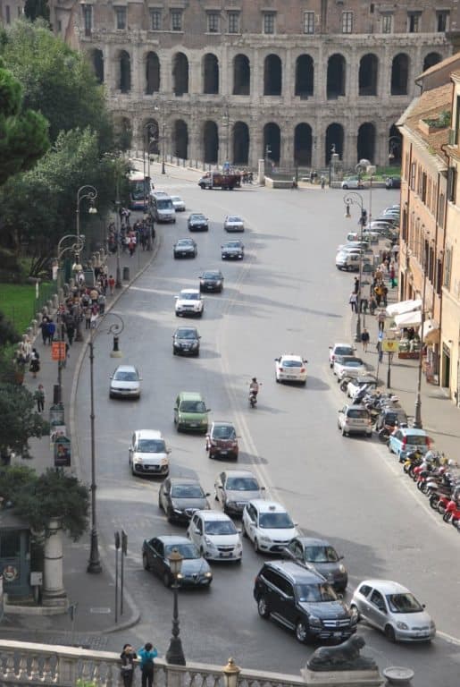 Italia, Roma – traffico, novembre 2013