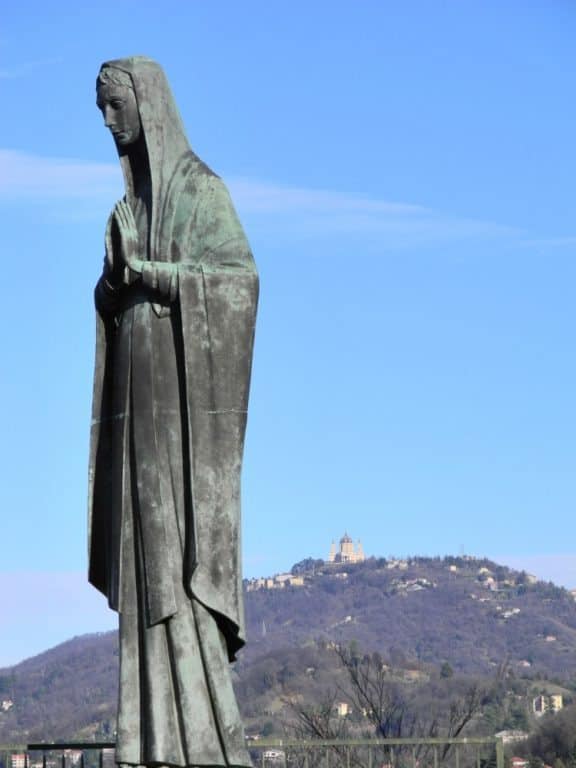Monte dei Cappuccini – statue, Feb.2016