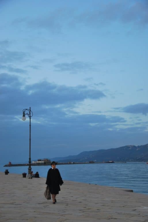 Italy, Trieste – lady, Feb. 2014