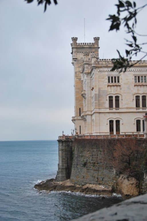 Italia, Miramare – castello, feb. 2014