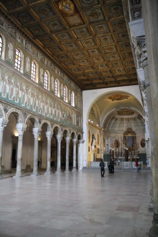 Basilica di S.Apollinare Nuovo – interno 3, Feb.2015