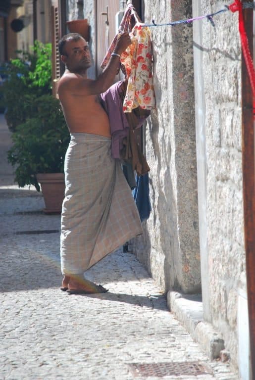 Italy, Sardinia, Olbia – man, 2010