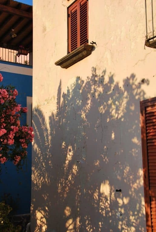 Italy, Eolian Islands, Lipari – tree shadow, 2012