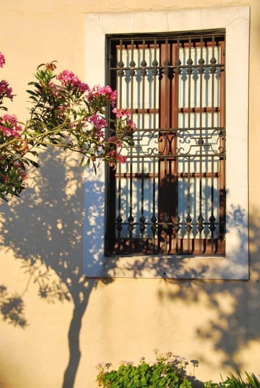 Italy, Eolian Islands, Lipari – window and shadow, 2012
