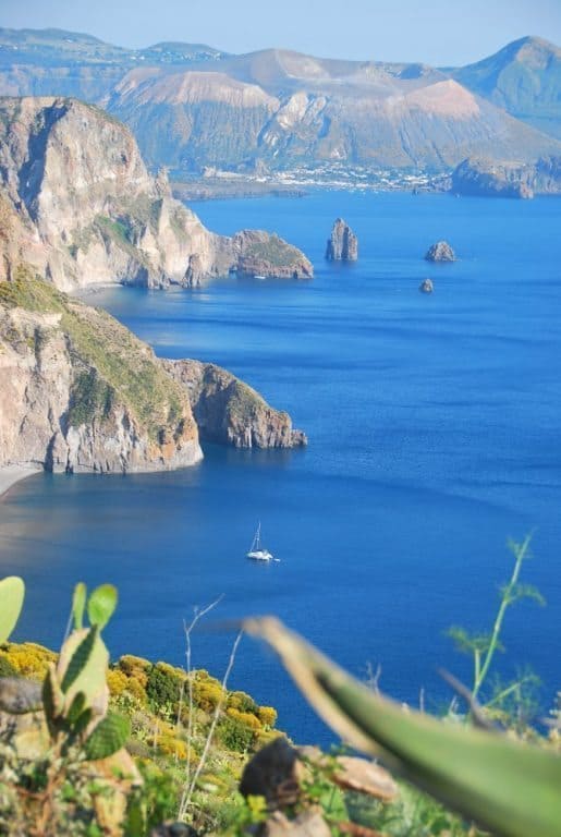 Italia, Isole Eolie, Lipari – costa, 2012