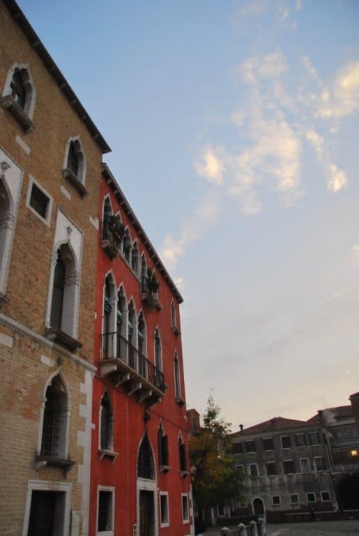 Italy, Venice – pale blue sky, Nov. 2012