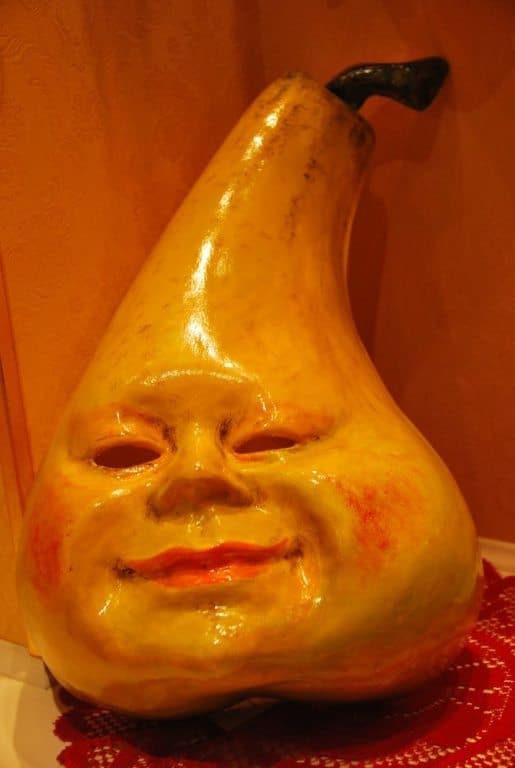 Italy, Venice – face of pear, Nov. 2012