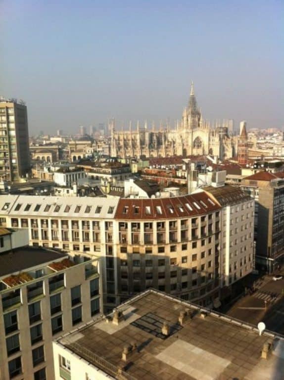 Vista del Duomo di Milano