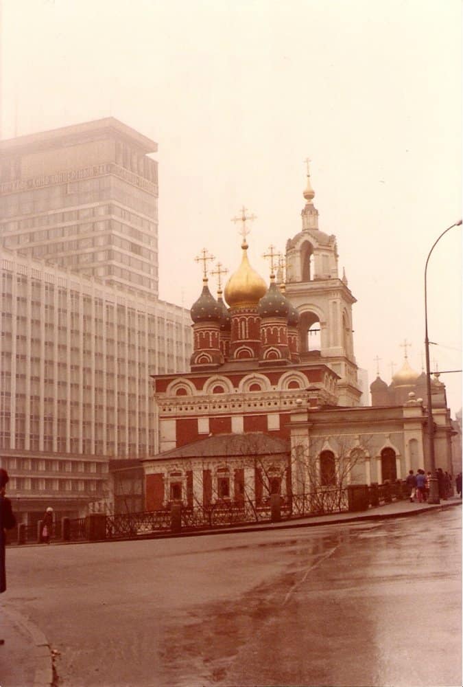 1980年、モスクワにて　１