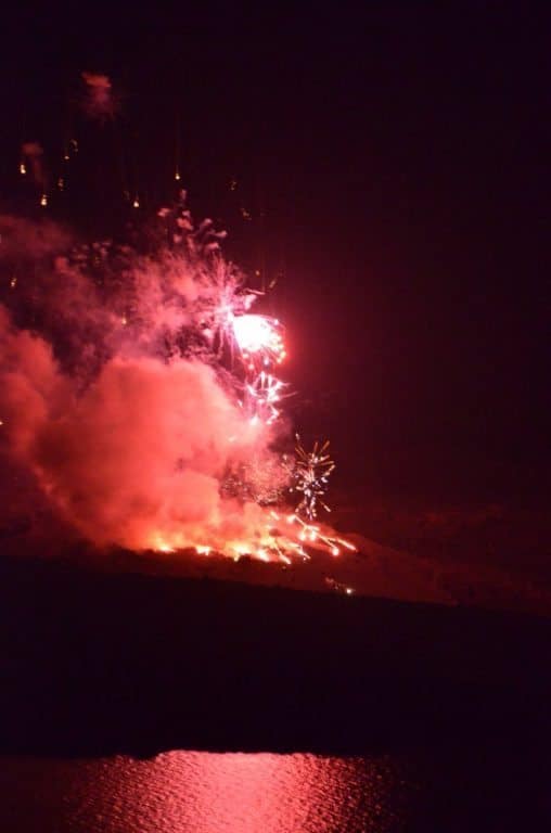 El festival del volcán