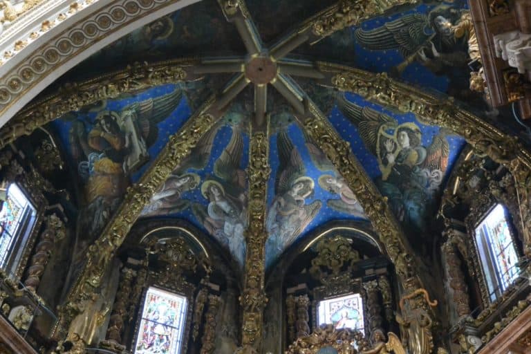 cathedral – ceiling above the altar, Feb.2016