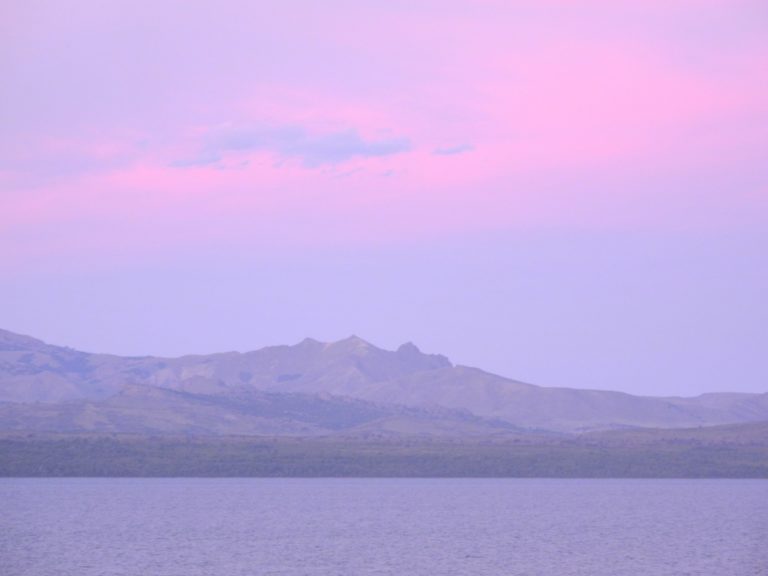 evening view – pink, Dec.2015 (Bariloche)
