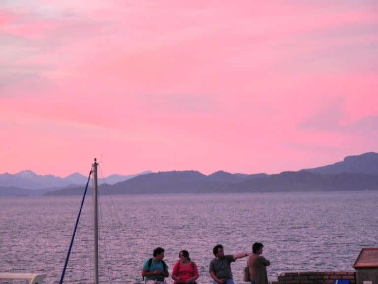 evening view – four people, Dec.2015 (Bariloche)