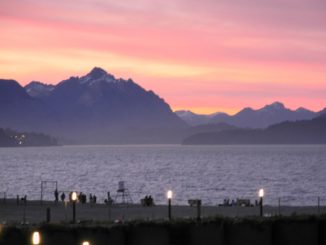 L’ultimo tramonto del 2015 a Bariloche in Argentina
