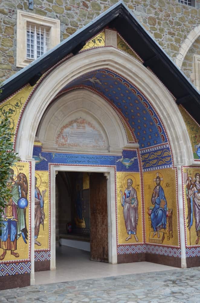 Monastero di Kikkos – entrata, Mar.2015