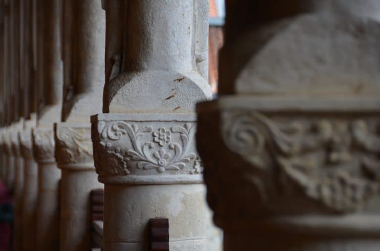 Kykkos Monastery – pillars, Mar.2015