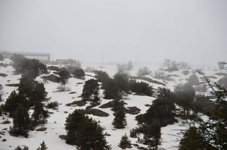 Mount Olympus – cold scene, Mar.2015
