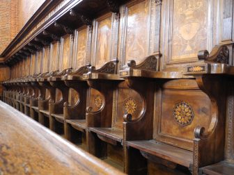 Italy-Lombardy-Morimondo Abbey-church-choir