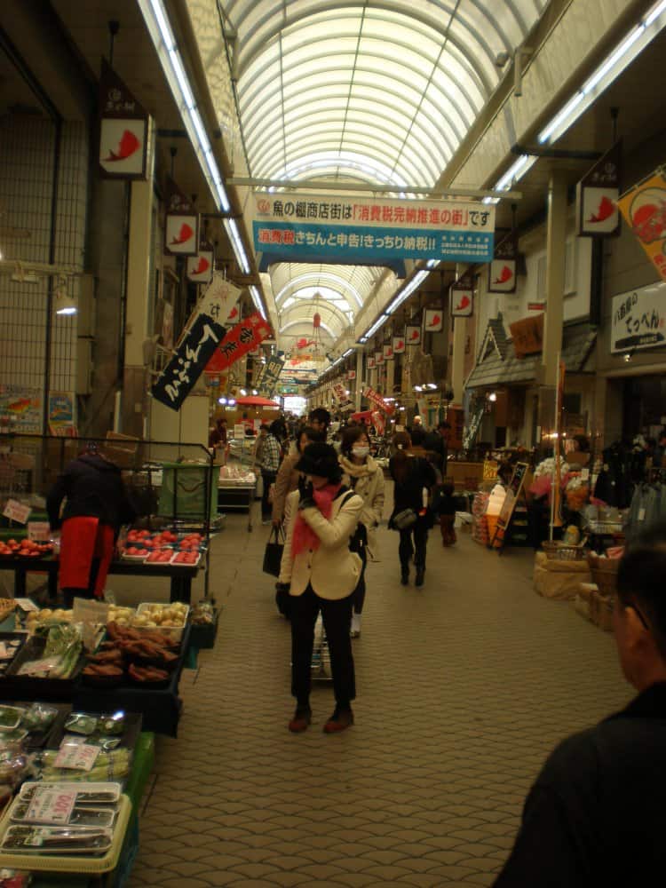 Japan, Akashi – market, Apr. 2013