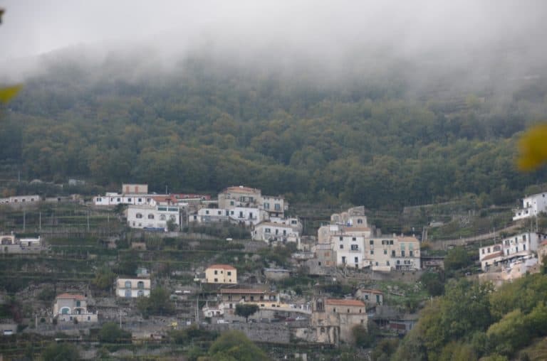 Ravello – vista con foschia, Ott.2015 (Costiera Amalfitana)