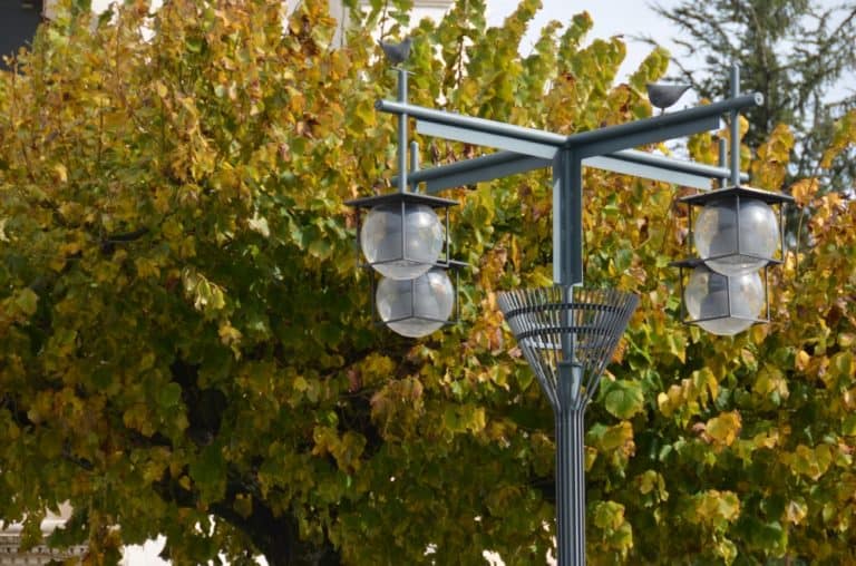 Ravello – lamp and trees, Oct.2015 (Costa Amalfitana)