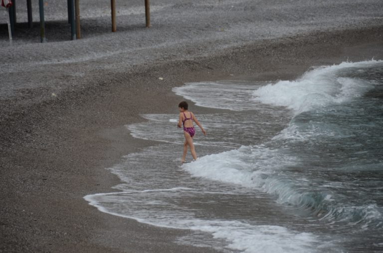 Amalfi – bathing, Oct.2015 (Costa Amalfitana)