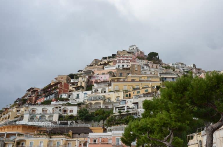 Positano – houses on the hill, Oct.2015 (Costa Amalfitana)
