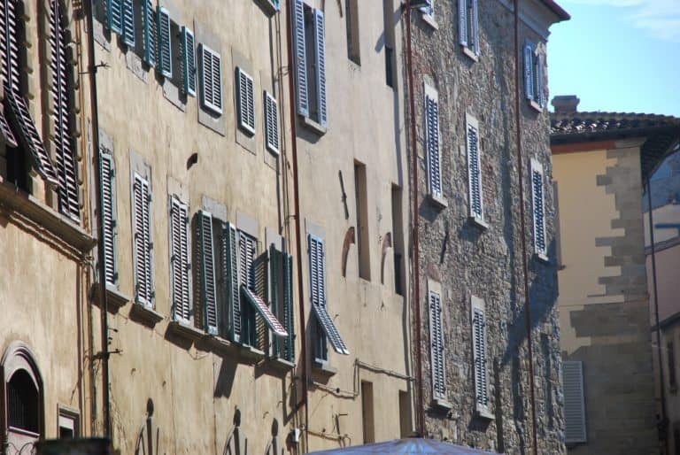 Italy, Arezzo – windows, Nov.2014 (Tuscany)