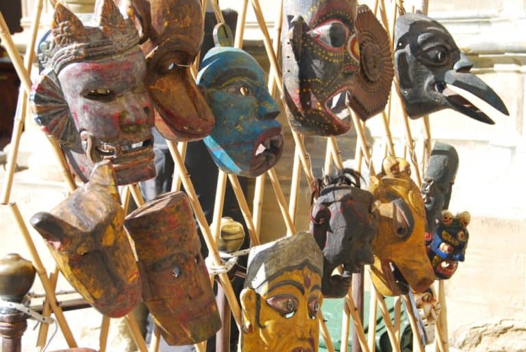 Italy, Arezzo – masks, Nov.2014 (Tuscany)