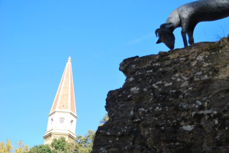 Italy, Arezzo – spire, Nov.2014 (Tuscany)