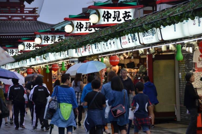 日本、東京－仲見世 2014年8月 (東京)
