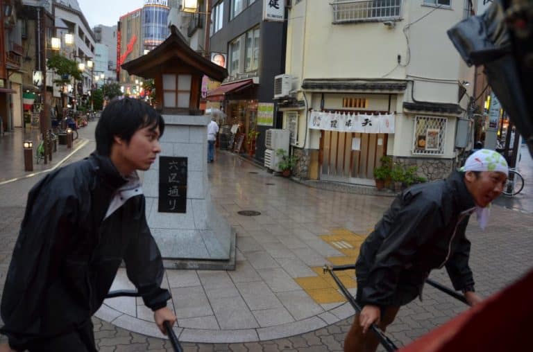 日本、東京－俥夫たち 2014年8月 (東京)