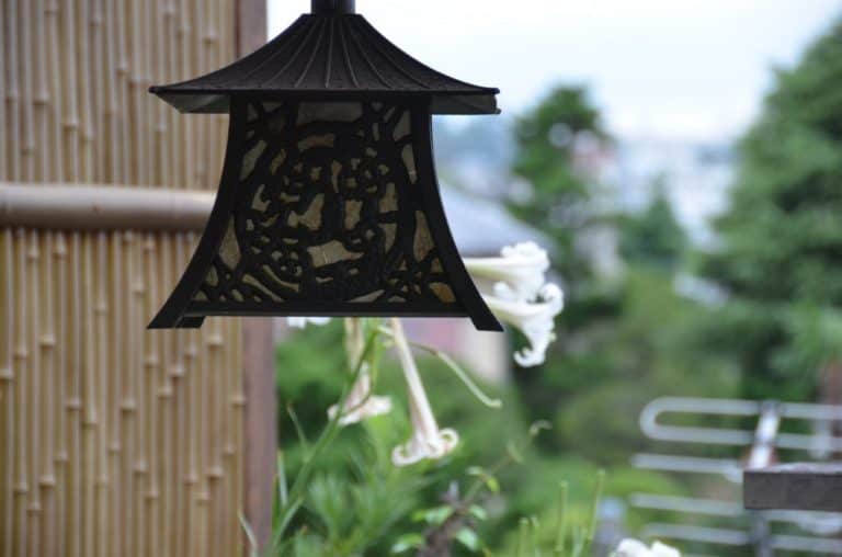 日本、熱海－灯りと花 2014年8月 (伊豆)