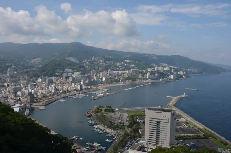 日本、熱海－眺め 2014年8月 (伊豆)