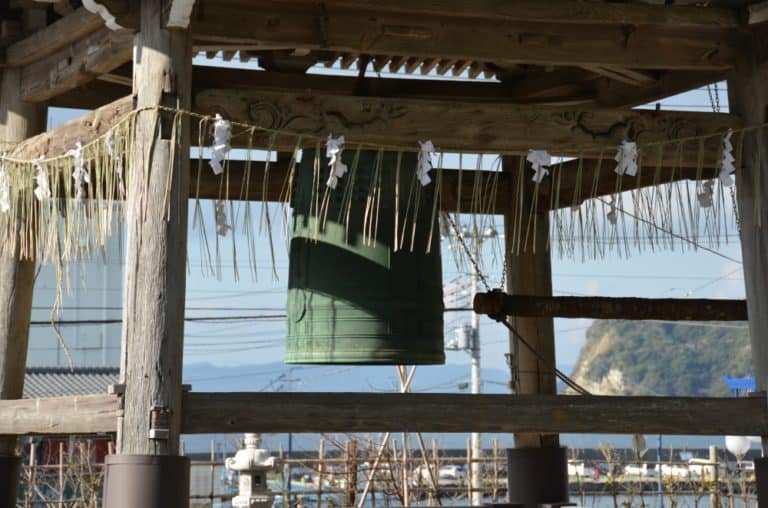 Giappone, Awa Kominato – grande campana, dic. 2015