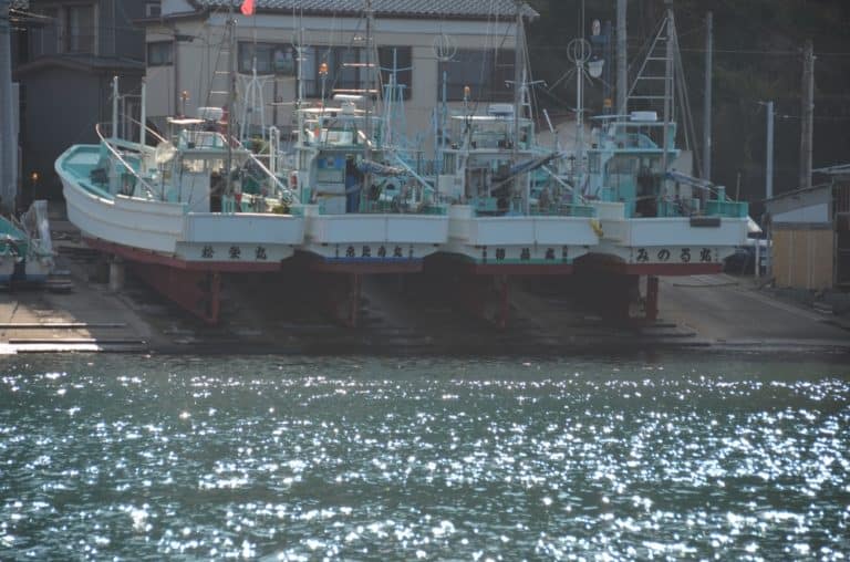 Japan, Awa Kominato – four boats, Dec.2014