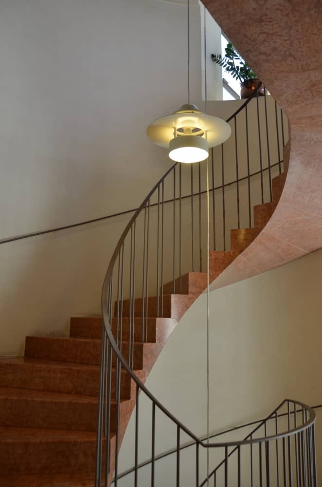 Bassano del Grappa – stairs in the hotel, Jun.2016 (Veneto)