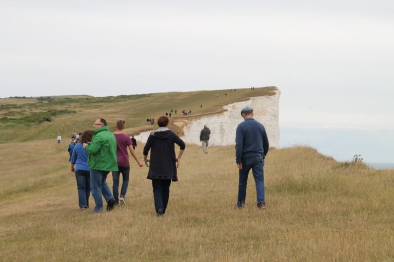 England, Beachy Head – people, July, 2014 (Eastbourne)