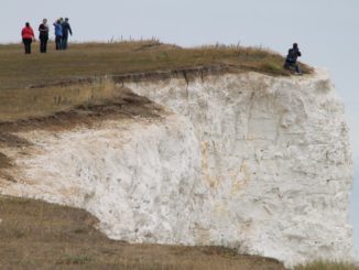England, Beachy Head – white cliff, July, 2014