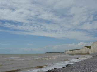 England, Beachy Head – white cliff, July, 2014