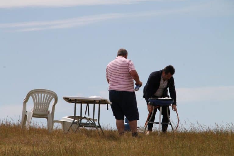 England, Beachy Head – getting ready, July, 2014 (Eastbourne)