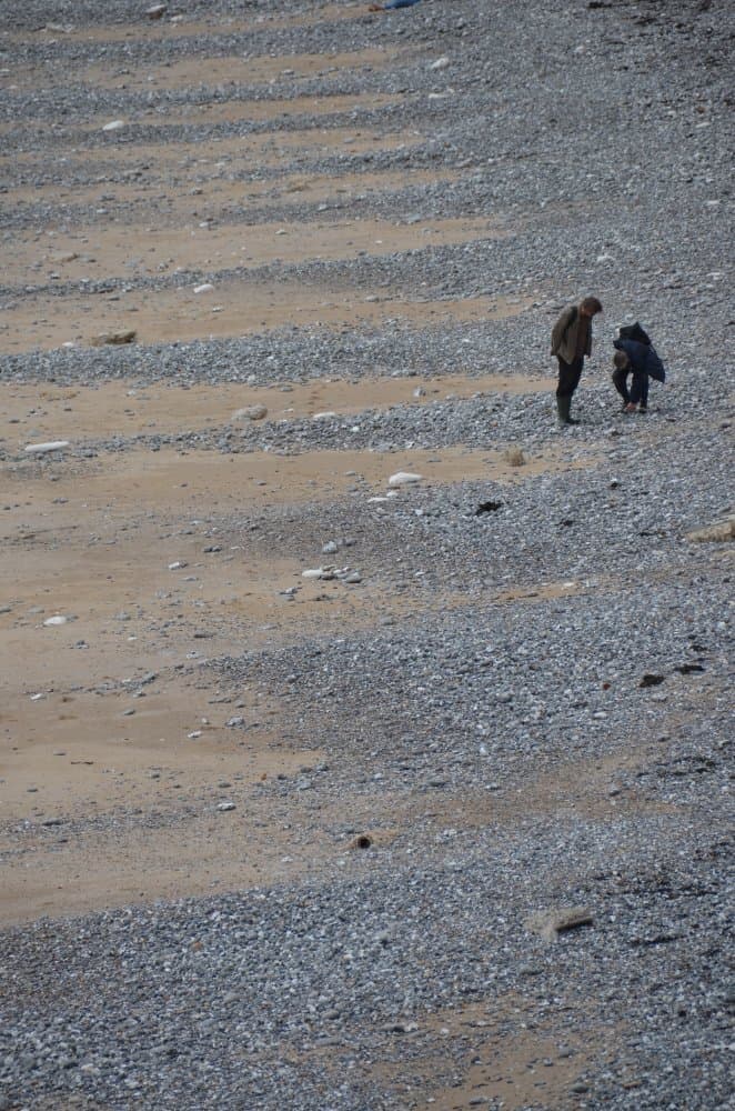 England, Beachy Head – pattern on beach, July, 2014 (Eastbourne)