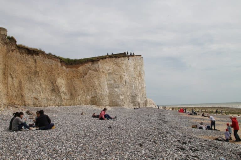 England, Beachy Head – on the beach, July, 2014 (Eastbourne)